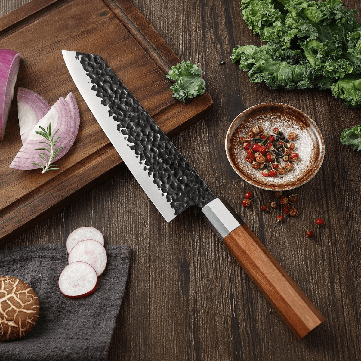 Kiritsuke-ruostumattomasta teräksestä valmistettu veitsi – 34,5 cm tarkkuusterä
