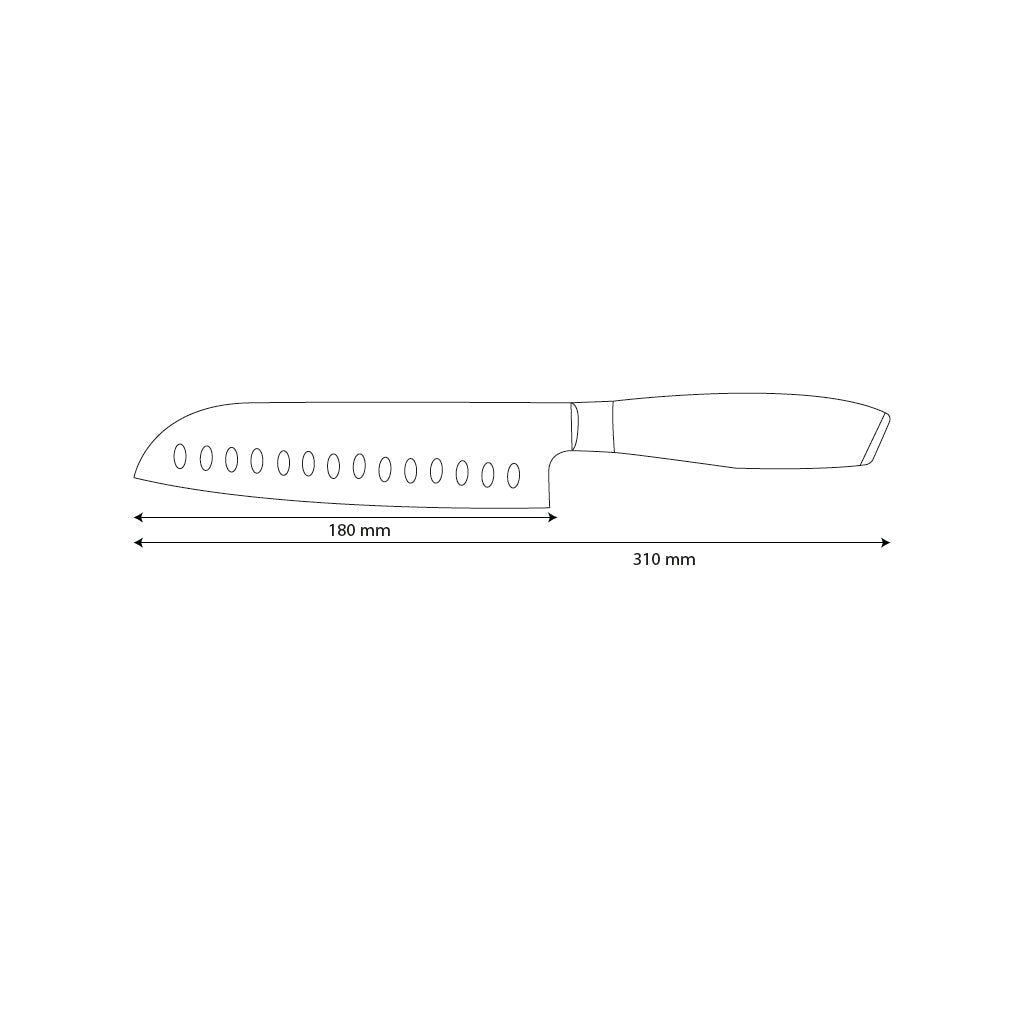 Japanilainen Santoku-veitsi – 18 cm monikäyttöterä