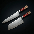 Japanilainen Damascus Shinku 2-osainen Suorituskykysarja – 19 cm & 20 cm Tarkkuusveitset