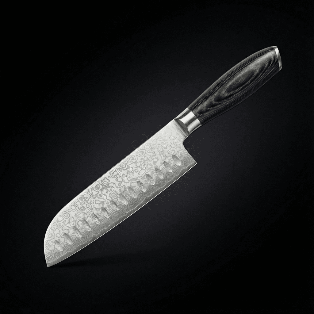 Japanilainen Santoku-veitsi – 18 cm monikäyttöterä