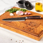 Japanilainen Vasaroitu Damascus 3-osainen Veitsisetti