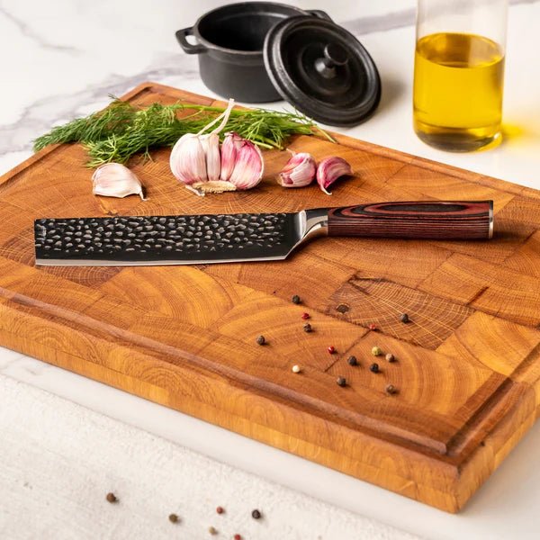 Japanilainen Vasaroitu Damascus 3-osainen Veitsisetti