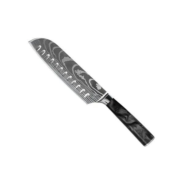 Japanilainen Premium Damascus 8-osainen Veitsisetti – Tarkkuuskokoelma