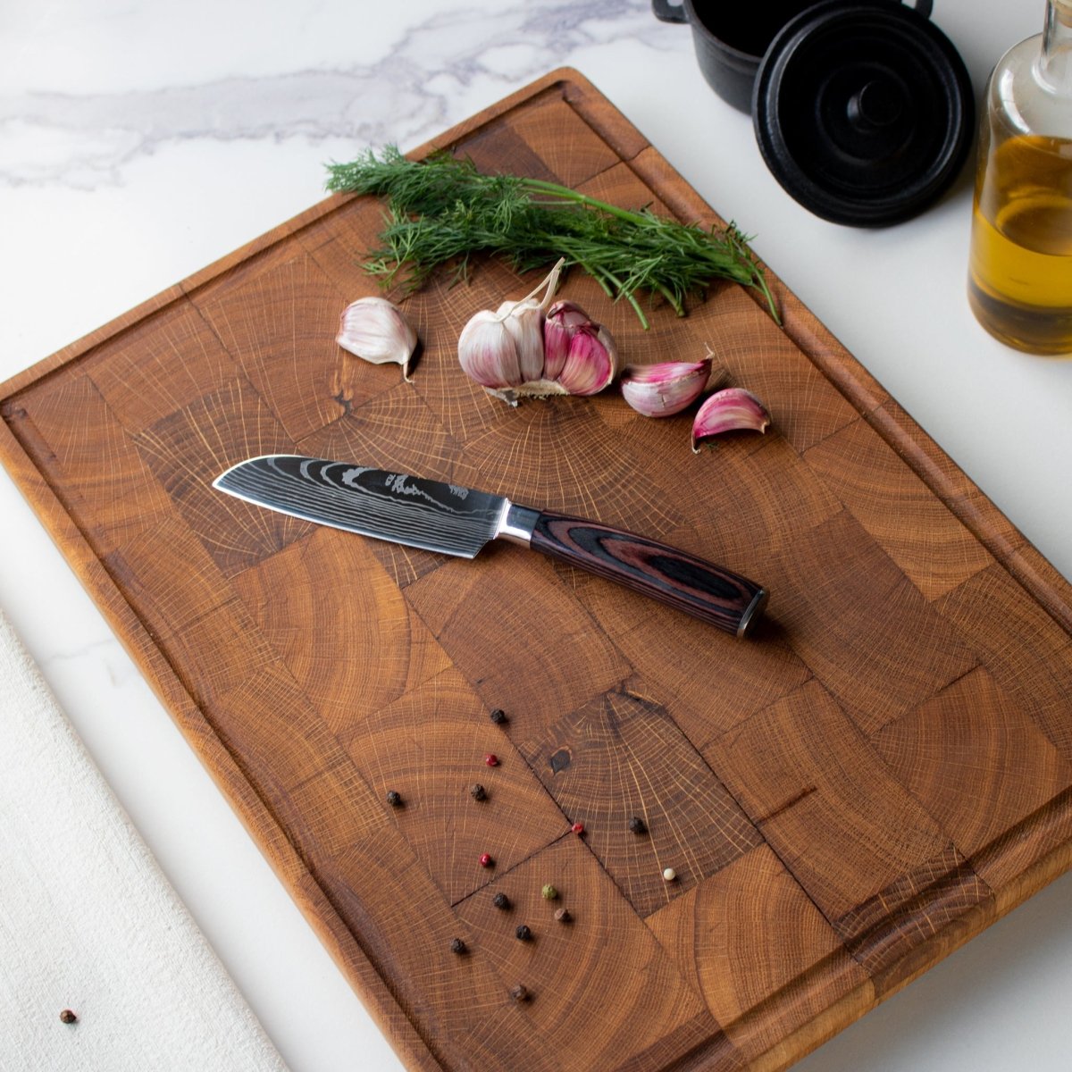 Japanilainen Santoku-veitsi – 13 cm kompakti terä