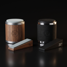 Okura knife sharpening sets in oak and black with the 15 and 20 degree angle guide blocks
